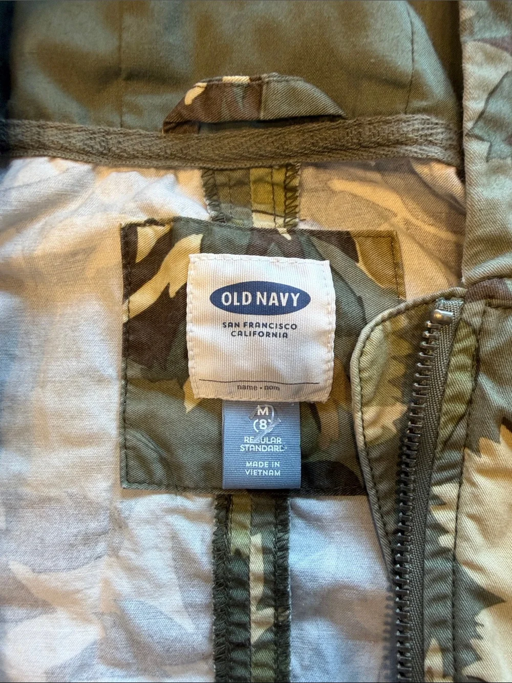 Girls Old Navy Jacket Cameo size 8